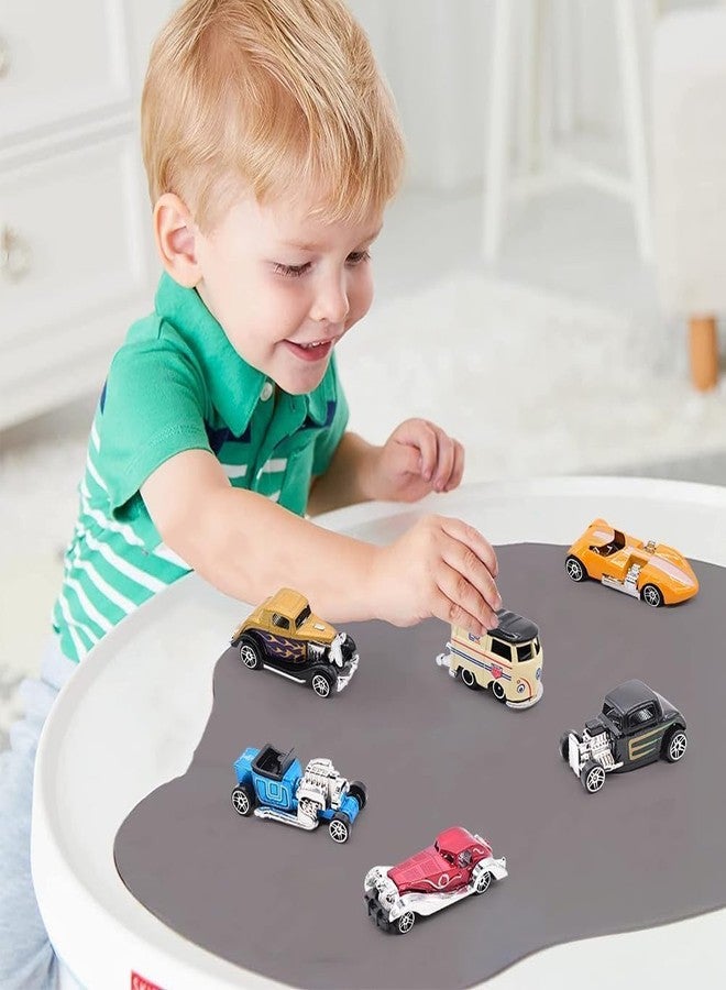 Galaxy Hi-Tech Model Alloy Vehicle Model Vintage Metal Cars 6 Pcs Vehicles, Car Play Set for Toddlers,Boys Die-Cast Car Set, Birthday Decorations Gift Movie Vehicle Racing for Kids, Multicolor - Image 3